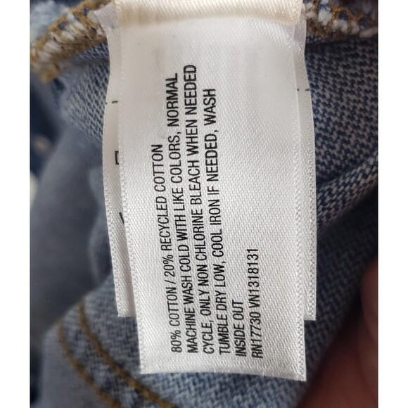 Universal Thread Country Jean Vest L Cowgirl Rodeo Western Retro Festival Casual - Picture 9 of 10